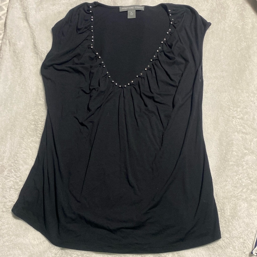 Josephine Chaus black blouse